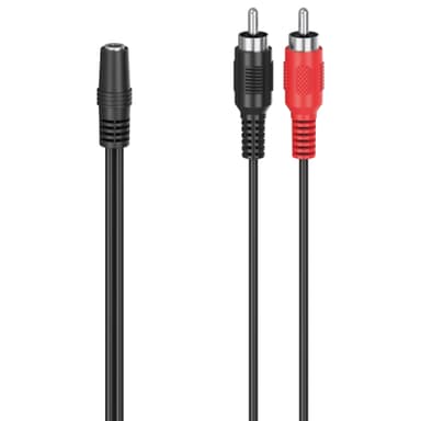 Hama ääniadapteri (2 x RCA - 3.5mm)