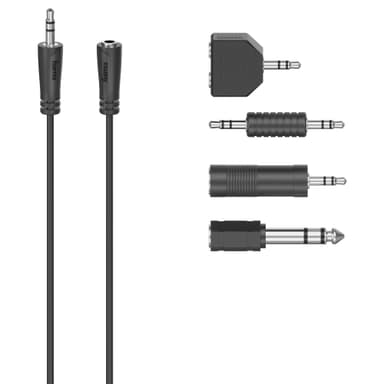 Hama äänikaapeli 3.5mm sovittimilla  (2,5m)