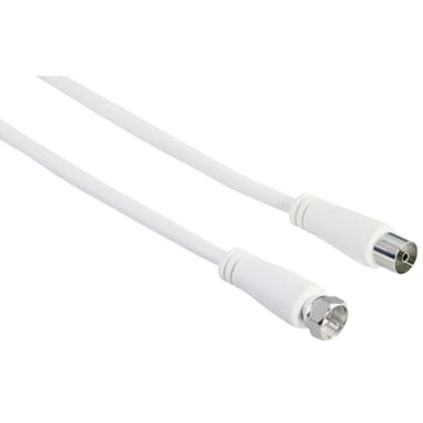 Hama satelliittiadapterikaapeli 90 dB (valkoinen/3 m)