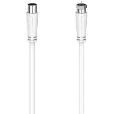 Hama satelliittiadapterikaapeli 90 dB (valkoinen/1,5 m)