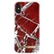 iDeal fashion iPhone X/Xs suojakuori (punainen marmori)