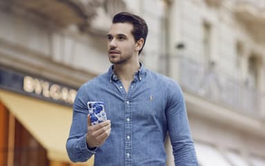 iDeal fashion iPhone X/Xs suojakuori (sininen orkidea)