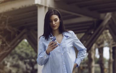 iDeal fashion iPhone X/Xs suojakuori (sininen orkidea)