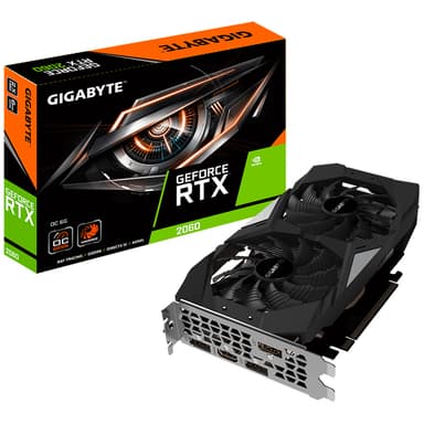 Gigabyte GeForce RTX 2060 OC näytönohjain 6G