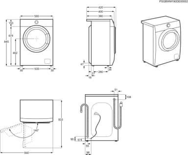 Electrolux pyykinpesukone EW6S4225C4