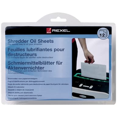 Rexel öljyliuskat paperisilppurille (12 kpl)