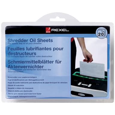 Rexel öljyliuskat paperisilppurille (20 kpl)