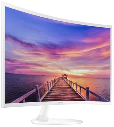Samsung C32F391 32" kaareva näyttö (valkoinen)