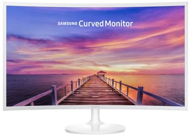 Samsung C32F391 32" kaareva näyttö (valkoinen)