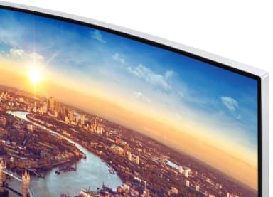 Samsung Curved C34J791 34" kaareva näyttö (hopea/valkoinen)
