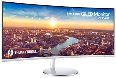 Samsung Curved C34J791 34" kaareva näyttö (hopea/valkoinen)