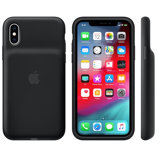 iPhone Xs Smart Battery Case akkukotelo (musta)