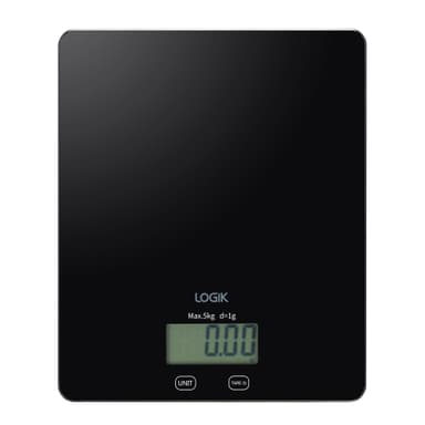 Logik digitaalinen keittiövaaka LKSB0519E (musta)