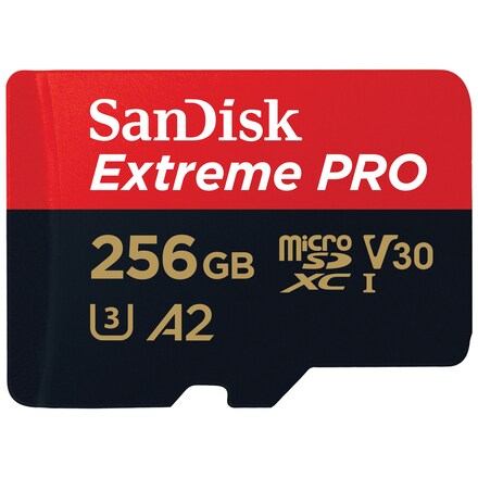 SanDisk MicroSDXC Extreme Pro 256 GB muistikortti