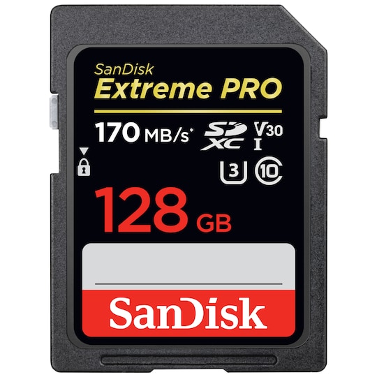 SanDisk SDXC Extreme Pro 128 GB muistikortti