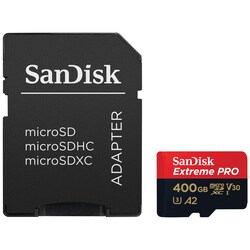 SanDisk MicroSDXC Extreme Pro 400 GB muistikortti