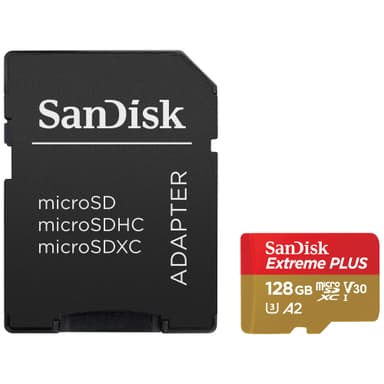 SanDisk MicroSDXC Extreme 128 GB muistikortti
