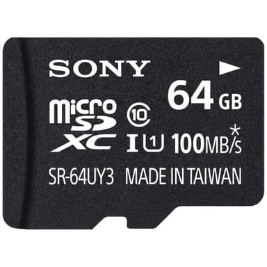 Sony Micro SD muistikortti 64 GB + adapteri