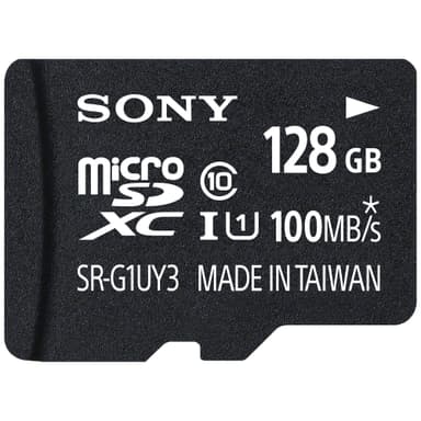 Sony Micro SD muistikortti 128 GB + adapteri