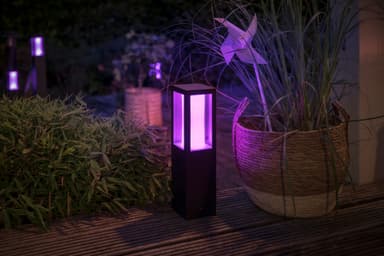 Philips Hue Impress WACA pylväsvalaisin (lisäkappale, musta) 24V