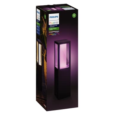 Philips Hue Impress WACA pylväsvalaisin (lisäkappale, musta) 24V