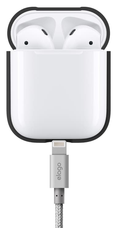 Elago AirPods suojakotelo (musta)