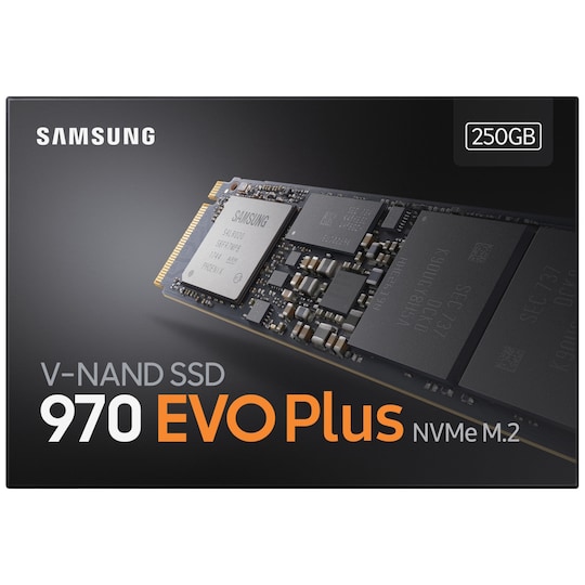 Samsung 970 EVO Plus M.2 SSD-muisti (250 GB)