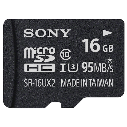 Sony Micro SDHC muistikortti 95MB CL10 16 GB