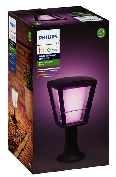 Philips Hue Econic WACA pylväsvalaisin (musta)