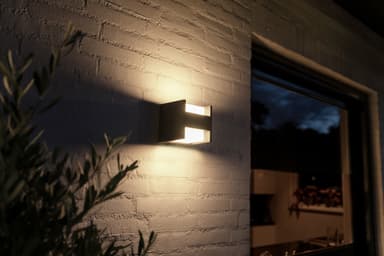 Philips Hue White ambiance Fuzo seinälyhty ulkokäyttöön 1744430P7