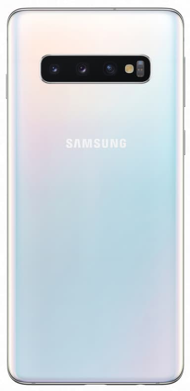 Samsung Galaxy S10 älypuhelin (prism white)