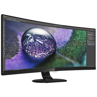 Philips Brilliance 349P7FUBEB 34" kaareva näyttö (musta)