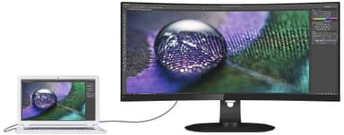 Philips Brilliance 349P7FUBEB 34" kaareva näyttö (musta)