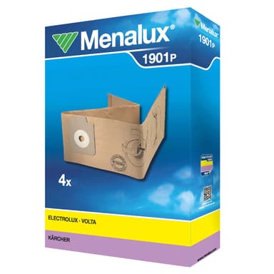 Menalux pölypussit 1901P (Electrolux/Lux/Nilfisk/Volta yms.)