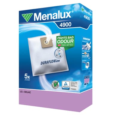 Menalux pölypussit 4900 (LG/Solac)