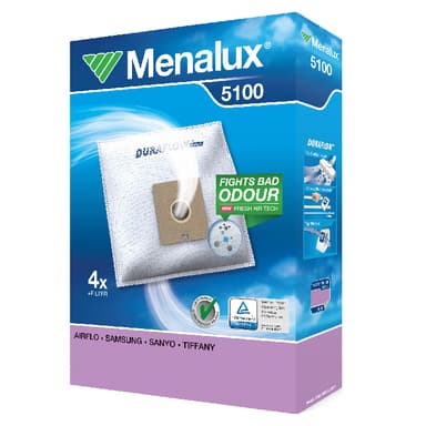 Menalux pölypussit 5100 (Airflo/LG/Samsung/Nilfisk yms.)