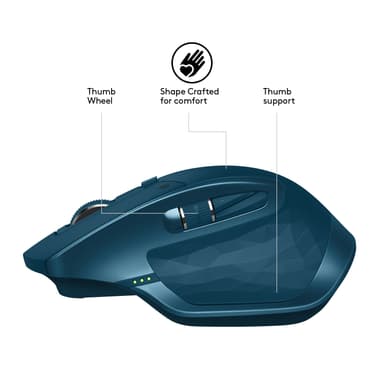 Logitech MX Master 2S langaton hiiri (tumma sinivihreä)