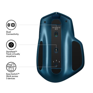 Logitech MX Master 2S langaton hiiri (tumma sinivihreä)
