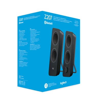 Logitech Z207 Bluetooth kaiuttimet (musta)