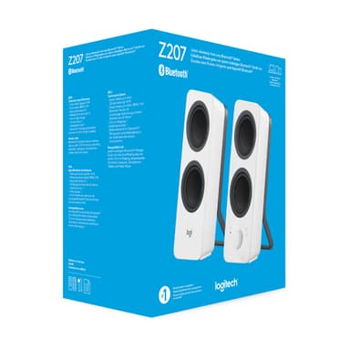 Logitech Z207 Bluetooth kaiuttimet (valkoinen)
