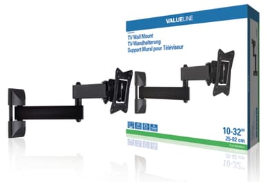 Tv wall mount full motion 10 - 32 " 30 kg