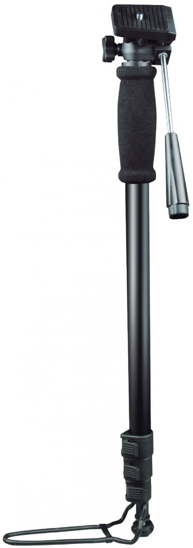 Kamera/video ét-fods stativ, 178 cm. Sort