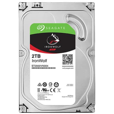 Seagate IronWolf 3,5"sisäinen NAS-kovalevy (2 TB)