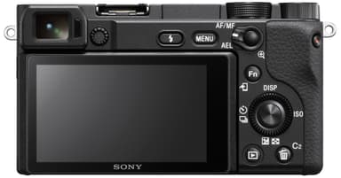 Sony Alpha A6400 järjestelmäkamera + E PZ 16-50 mm f/3.5-5.6 OSS