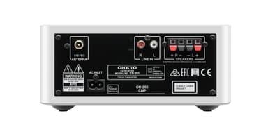 ONKYO CS-265-W Ministereo Bluetoothilla, Valkoinen