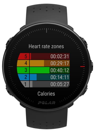 Polar Vantage M GPS-multisportkello S/M (musta)