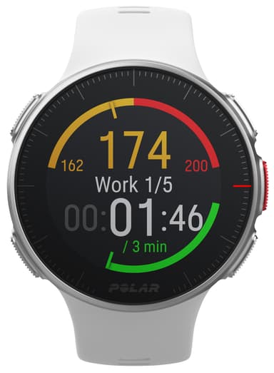 Polar Vantage V GPS-multisportkello (valkoinen)