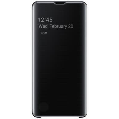 Samsung Galaxy S10 Clear View suojakuori (musta)