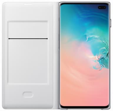 Samsung Galaxy S10 Plus LED View suojakotelo (valkoinen)