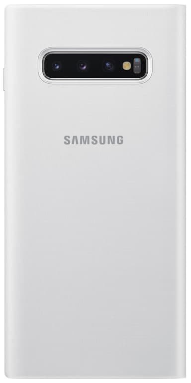 Samsung Galaxy S10 Plus LED View suojakotelo (valkoinen)